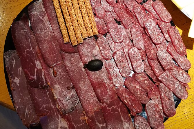 Bulgarian Prime Cuts and Wine Tour - Four cuts: beef, veal, and pork on one plate
