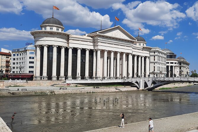Day tour from Sofia to Skopje, Matka Canyon and Vrelo cave - Macedonia Square and the statues of Alexander