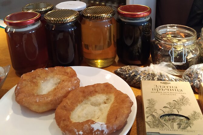 Enchanting Honey and Healing Tea Tasting - Mekitsa turns samples into a snack