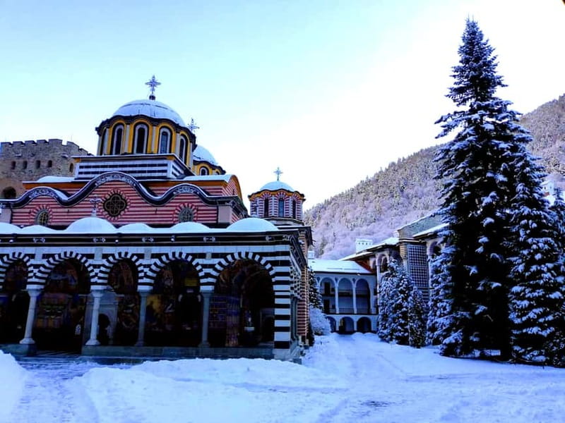 From Sofia: Rila Monastery and Plovdiv Self-Guided Trip - Rila Monastery after the two-hour ride