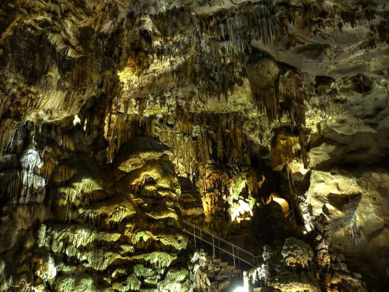 From Sofia: Saeva Dupka and Ledenika Caves Tour - The 3D laser show changes the mood