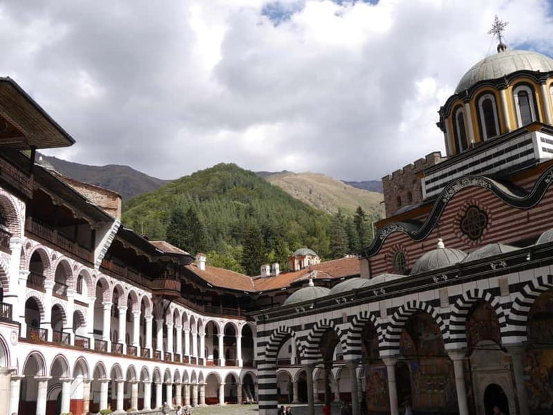 From Sofia: Struma River Rafting and Rila Monastery Visit - Entering Rila Monastery after the river