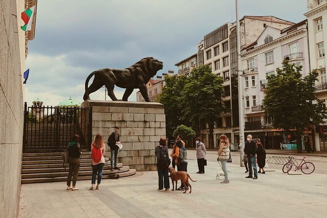 Private city walking tour of Sofia - The Largo: Communist power in one square