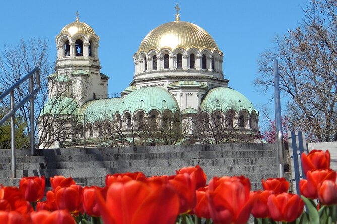 Private city walking tour of Sofia - Ivan Vazov Theater and a local favorite park
