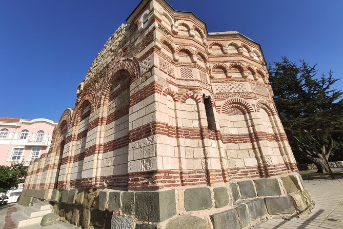 Private Guided Off-the-Beaten Path Tour in Nessebar - St. Nicolas Statue explains the entrance to Nessebar
