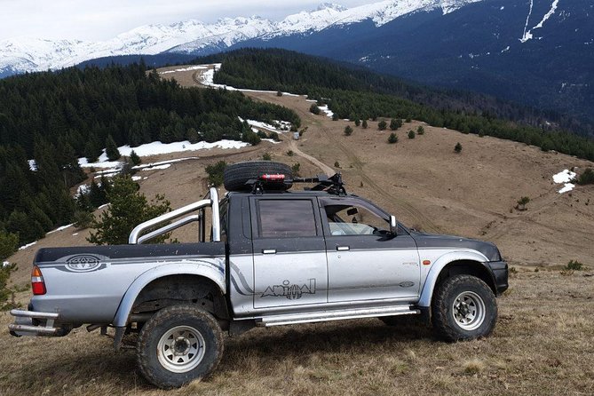 Private Jeep Safari in the Rila Mountains - Photo stops, snow, and the feel of the Jeep
