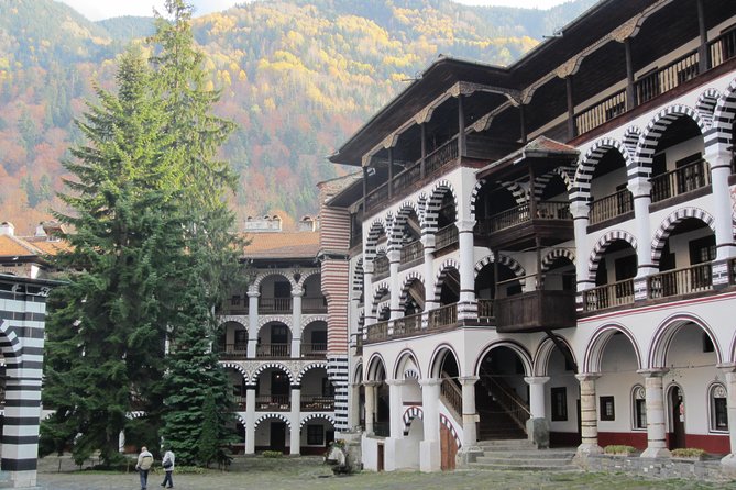 Rila Monastery and Boyana Church Shuttle Tour - Rila Monastery and its painted courtyard
