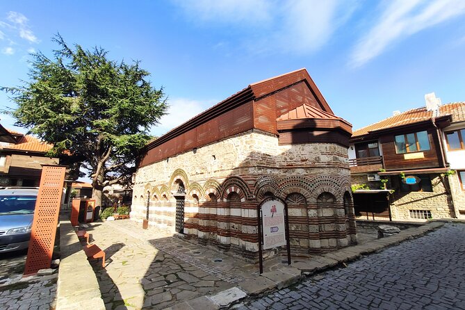 Self-Guided Off the Beaten Track Tour in Nessebar - St. Nicolas Statue at the Old Town entrance