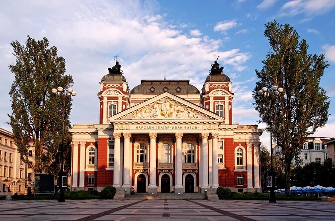 Sofia by Night Panoramic Tour with Dinner and Folklore Show - Sofia’s central landmarks from a minivan