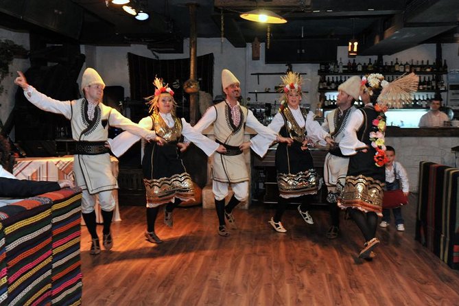 Sofia by Night Panoramic Tour with Dinner and Folklore Show - Narodno Sabranie Square and the King Liberator statue