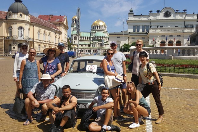 Sofia Communist History 2-Hour Tour in a Classic Trabant - NDK and the 1300-year story