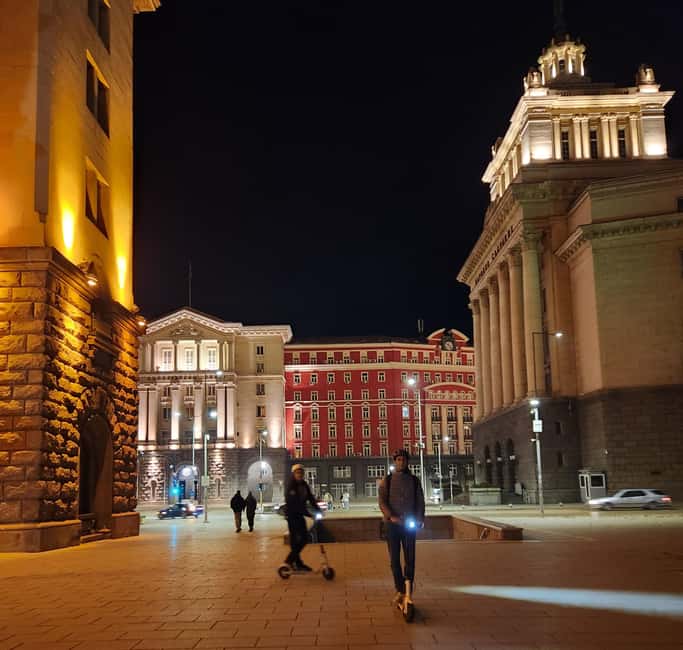 Sofia: Electric Scooter Guided Tour - City Garden and the buildings around it