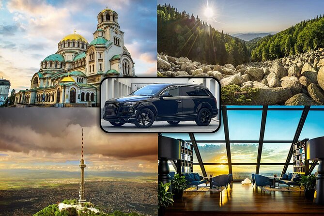 Sofia from the Top and Alexander Nevski Catherdral - Meeting Alexander Nevsky Cathedral at 8:00 pm