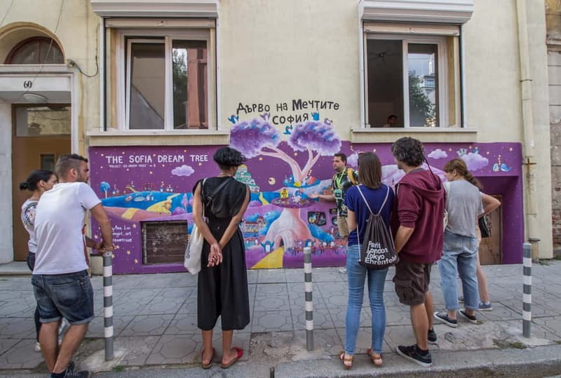 Sofia: Guided Street Art & Stunning Graffiti Walking Tour - Starting beneath Sofia’s famous statue
