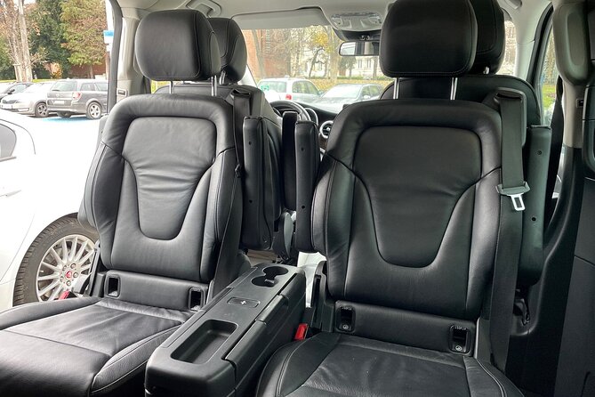 Transfer from the Sofia Airport to your hotel in Sofia by VIP Mercedes V class - Inside the Mercedes V Class