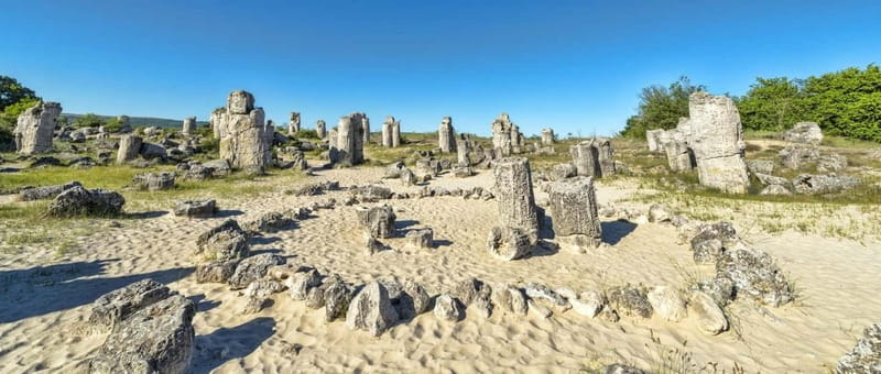 Varna: Stone Forest Tour at Sunset - First sight of the Stone Forest