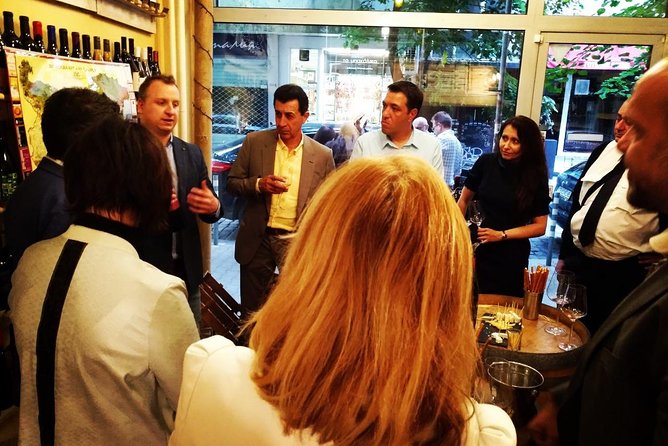 Wine Tasting in Heart of Sofia - Local cheese and bread turn tasting into a light meal