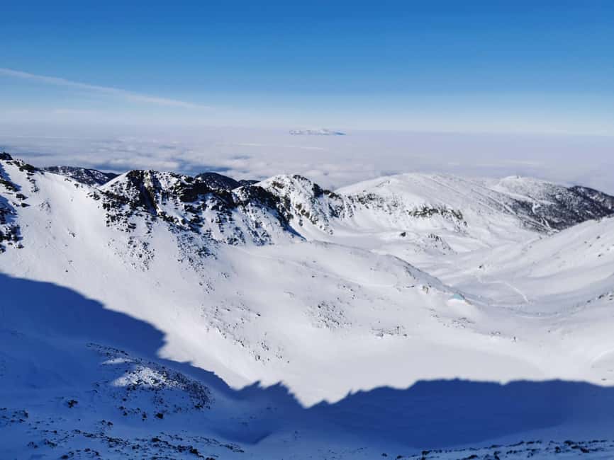 Winter hiking to Musala peak from Sofia - The Long Descent to Yastrebets